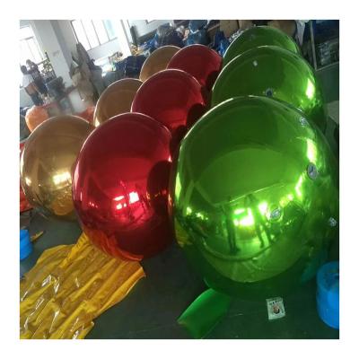 China Decoration RTS DDP Product PVC Custom 4m Giant Inflatable Mirror Ball Huge Inflatable Ball For Advertising for sale