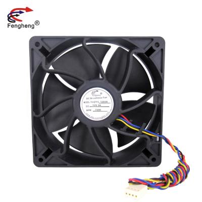 China High Speed ​​6000RPM Industrial Equipment Mining Axial Flow Fans 4Pin 120*120*38mm 12V 2.7A 12038 DC Fan 12v for sale