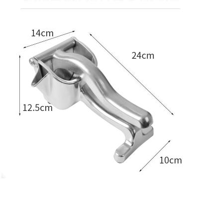 China Custom Viable Manual Fruit Citrus Juicer Stainless Steel Aluminum Alloy Stainless Steel Lemon Lime Squeezer Orange Squeezer for sale