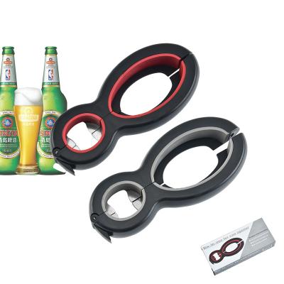 China Amazon Viable 6 in 1 Multifunctional Kitchen Can Opener Manual Beer Opener for sale