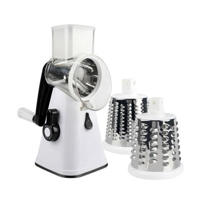 China Factory Direct Selling Viable Chopper Hand Vegetable Slicer Grater Mandoline Rotary Shredder for sale