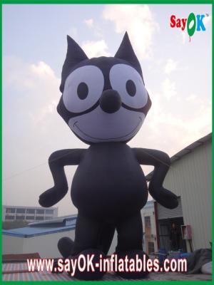 中国 吹き飛ばす 動漫キャラクター 膨張型 黒猫 / 強い オックスフォード布 膨張型 動物 動漫 高さ 8m 販売のため