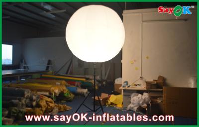 China Attractive Inflatable Lighting Decoration Standing Advertising Balloon Holder for sale