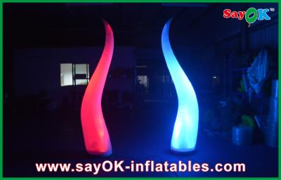 China 2M High Festival Event Decorative Inflatable Cone With Led Advertisment for sale