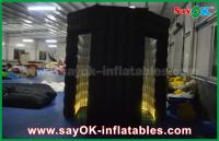 China Inflatable Photo Studio Oxford Cloth Wedding Decoration Inflatable Arc Photo Booth  Cube With Two Doors for sale