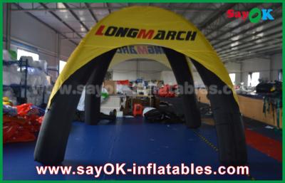 China Go Outdoors Air Tent Logo Printed 4 Legs Inflatable Air Tent Spider Dome Tent With PVC Material for sale