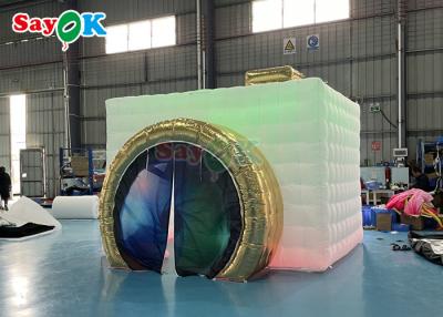 China La cámara inflable de la cabina de la foto de la bomba de aire de Removeable LED de la prueba de fuego de la tienda del partido forma para la publicidad en venta