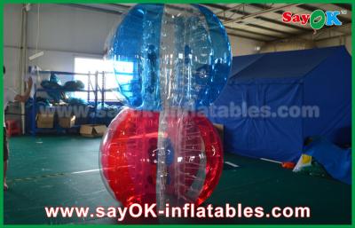 China Inflatable Yard Games Transparent TPU Inflatable Sports Games , Giant Human Body Bubble Ball for sale