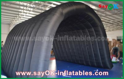 China Inflatable Outdoor Tent Black 210D Oxford Tunnel Inflatable Camping Tent For Outdoor Activity for sale