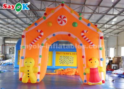 China Arcada inflable de la Navidad de la tela de C4*4m Oxford para las decoraciones del día de fiesta en venta