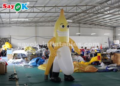 Chine mascotte gonflable de banane de 3m pour GV ROHS de la CE de publicité extérieure à vendre