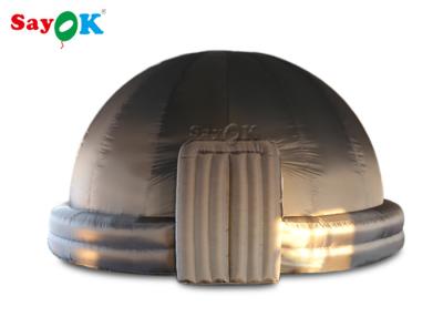 China Black  Inflatable Planetarium For Schools Education / Digital Mobile Planetarium for sale