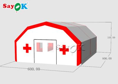 China Inflatable Shelter Tent Custom Tarpaulin Outside Emergency Shelter Tent For Hospital , School for sale