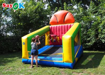 Chine jeu gonflable de tir de course de basket-ball d'enfants de jeux de sports de 4x3.6x3m à vendre