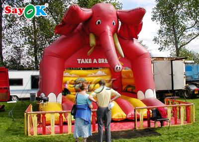 China Elefant-aufblasbarer Schlag für Kinderaufblasbares springendes Schloss des Vergnügungspark-/PVC zu verkaufen