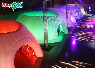 China Go Outdoors Air Tent Inflatable Tent Event 6m Inflatable Igloo And Dome Tent With LED Light for sale