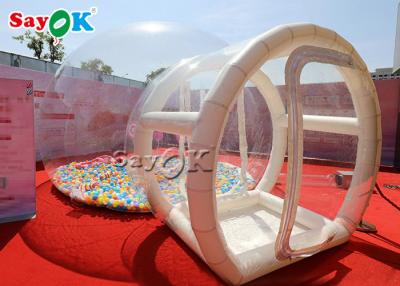 China Dome Inflatable Tent Commercial Inflatable Transparent Bubble Camping Tent For Ourdoor for sale