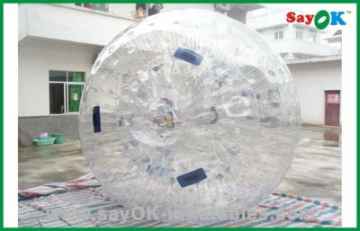 중국 Gaint Tranparent 팽창식 Zorb 공 2.3x1.6m 인간 햄스터 공 판매용