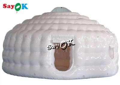 China Inflatable Igloo Tent Dome 4.6m 15ft Airtight Outdoor Party Dome Inflatable Yurt Tent for sale