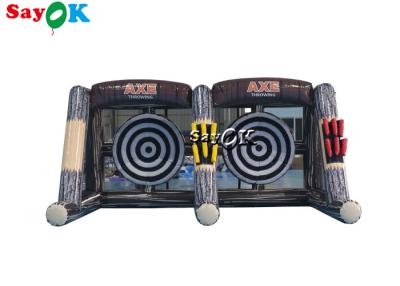 China Quadruple Stitching Inflatable Sports Games Axe Throwing Dart For Children And Adults for sale