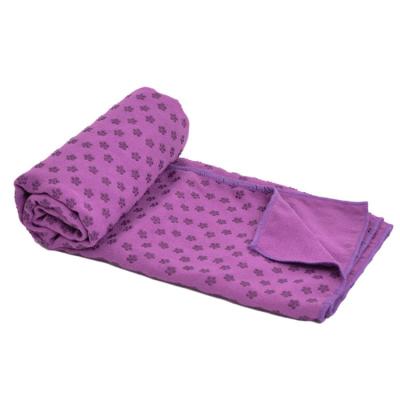 China Wholesale Non-Toxic Customized Microfiber Universal Non Slip Yoga Towel Mat for sale