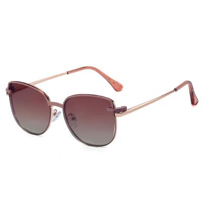 China SHINELOT 95816 Sunglasses Fashion Polarized Luxury Brand Design Oversized Round Women Pink Shades Polarized Lenses Ladies Oculos De Sol for sale