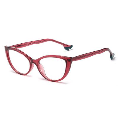 China Other New Arrival Good Quality SHINELOT 93366 Glasses Frames TR90 Optical Personality Mirror Legs Fit Prescription For Women for sale