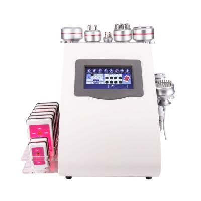 China Ibeier 8 in 1 vacuum cavitation system lipolaser rf weight loss slimming beauty machine for sale