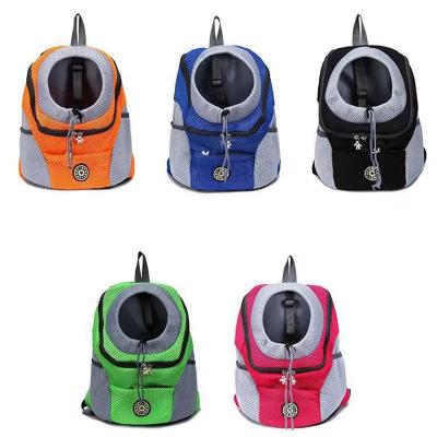 China Sustainable 2023 New Dog Bag Outdoor Travel Breathable Portable Pet Backpack Various Colors dog carrier for sale