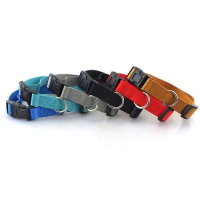 China Personalized 2023 Hot Selling New Outdoor Durable Solid Color Nylon Imitation Large Medium and Small Dog Collar Dog for sale