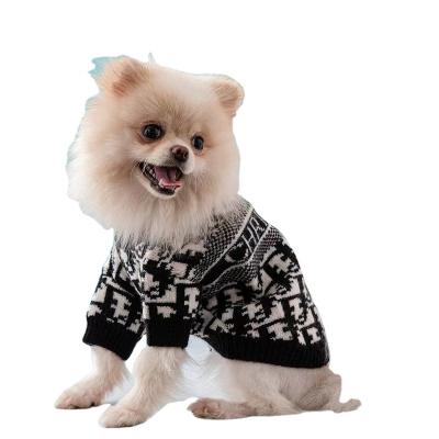 China Sustainable Dog Sweater Autumn and Winter Thickened Fashion Pet Clothing French Bulldog Dachshund Pet Coat new luxury pet clothing for sale