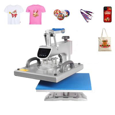 China Garment Shops 8IN1 Anterior Combo T-shirt Cap Mug Plate Heat Transfer Press Printing Machine for sale