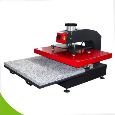 China Large Mode 80x100 Format Sublimation Heat Press Transfer Machine 80x100 Pneumatic Pneumatic Semi Automatic for sale