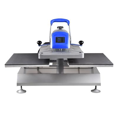 China Garment Shops New Design Manual Double Station 40x50 T-Shirt Designs Sublimation Heat Press Machine 16 x 20 for sale