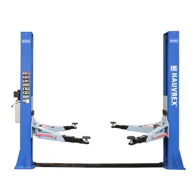 China HTL2150W Floor Type - 2 Post Car Lift With Double Side Manual Actuator 5000kg for sale