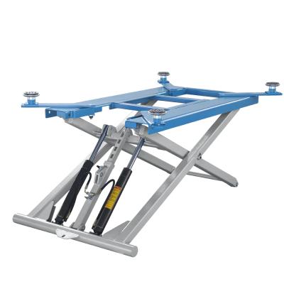 China Car Repair Maintenance Lifting Mid Rise HXL6128 Car Crane Portable Scissor Lift Auto Lift for sale