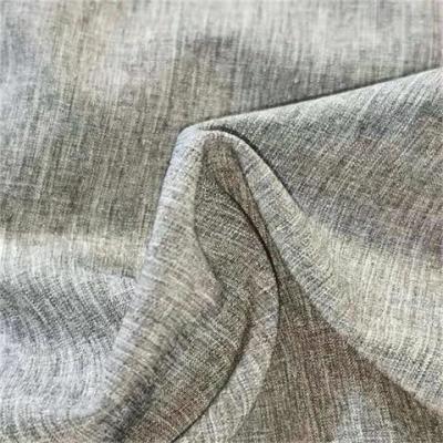 Chine rayure verticale cationique tissée de tissu de mélange de Spandex du polyester 150gsm à vendre