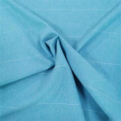 China Woven Cationi Stripe 170gsm Polyester Spandex Fabric 148CM for sale