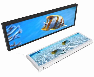 China 28.5 Inch Indoor Ultra Width Monitor Stretched Widescreen Type Lcd Advertising Bar Screen for sale