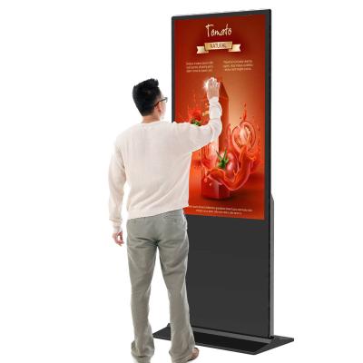 China Floor Standing 43 Inch LCD Touch Screen Advertising Player Kiosk Android Video Totem Digital Signage Display 43 Inch for sale