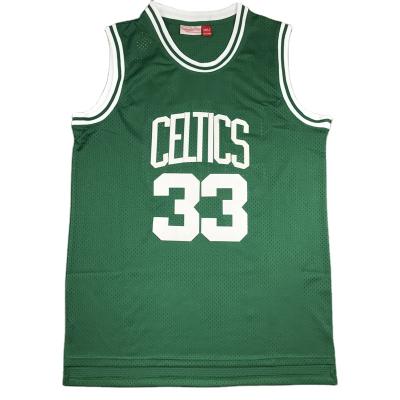 China High Quality Breathable M&n Stain Basketball Shirt Retro Style Men's Breathable Basketball Tank Top Embroidery Uniforms Wholesale for sale