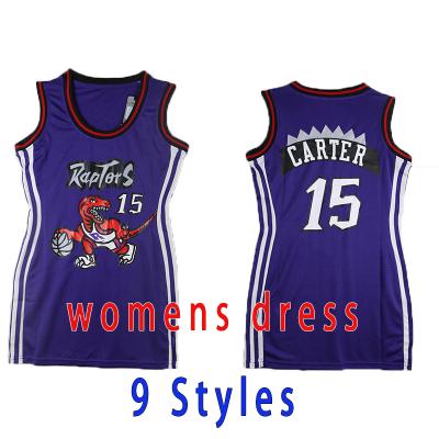 China Women's Basketball Tank Top Summer Dress O Neck Breathable Slim Athletic Dresses Casual Streetwear Clothing for sale