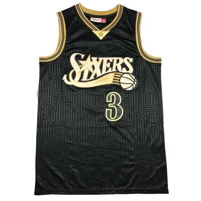 China High Quality Men's Basketball Tank Top All Star Allen Iverson #3 Basketball Uniforms Shirt Breathable Breathable Nothing Wholesale for sale