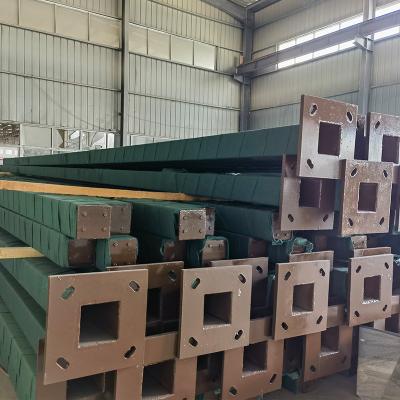 China Square Factory Price Hot Dip Galvanized Steel Solar Street Lighting 3m 6m 8m 10m 12m Pole for sale