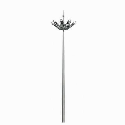 China Sports Stadiums High Mast Flood Light Poles Lighting Tower 15 Meters Street Lamp Poles for sale