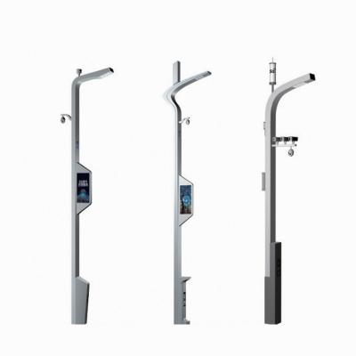 China Best selling smart ROAD street light with muti-functional cctv smart solar charger street light pole for sale