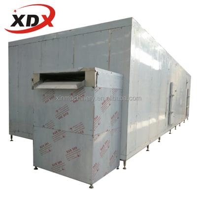 China Freeze Food Machines IQF Freezer Frozen Food French Fries Fluidized Tunnel Freezing Machine Model 304 Stainless Steel 32.5kw for sale