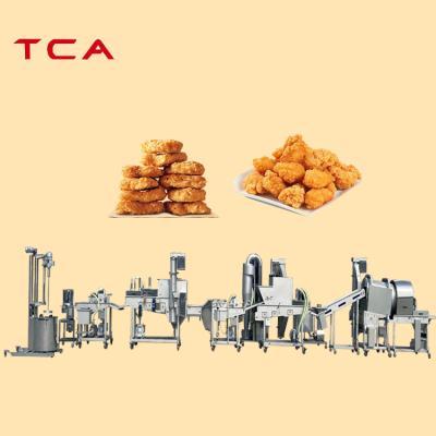 China Meat/Chicken/Beef/Pork Forming Line Full Automatic Chicken Days Chicken Products Wing Frying Machine for sale