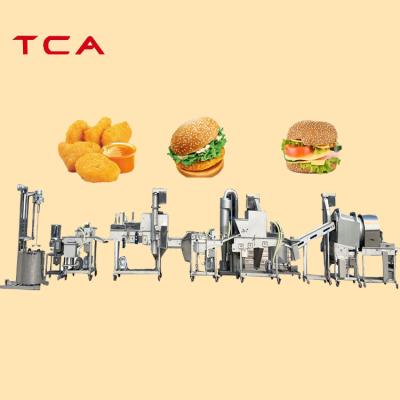 China Meat/chicken/beef/pork forming automatic chicken nugget pie maker machine beef burger making machine for sale