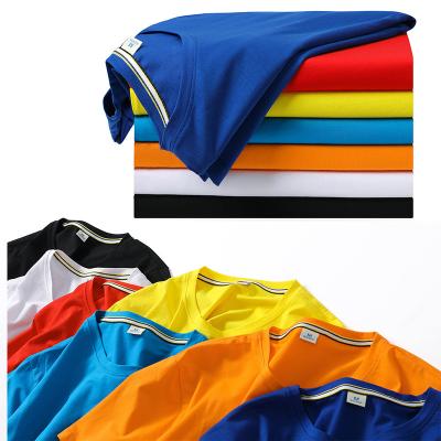 China Anti-wrinkle OEM Customize Logo Mens Cotton O Neck Men's T-shirts Embroidered Plain Tshirts Bulk /Wholesale for sale